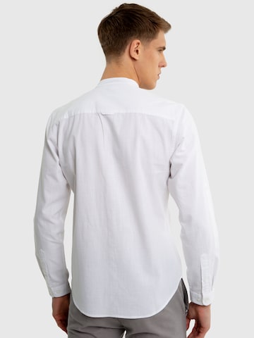 Coupe regular Chemise ' JANER ' BIG STAR en blanc