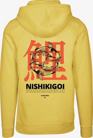 F4NT4STIC Sweatshirt 'Nishikigoi' in Yellow