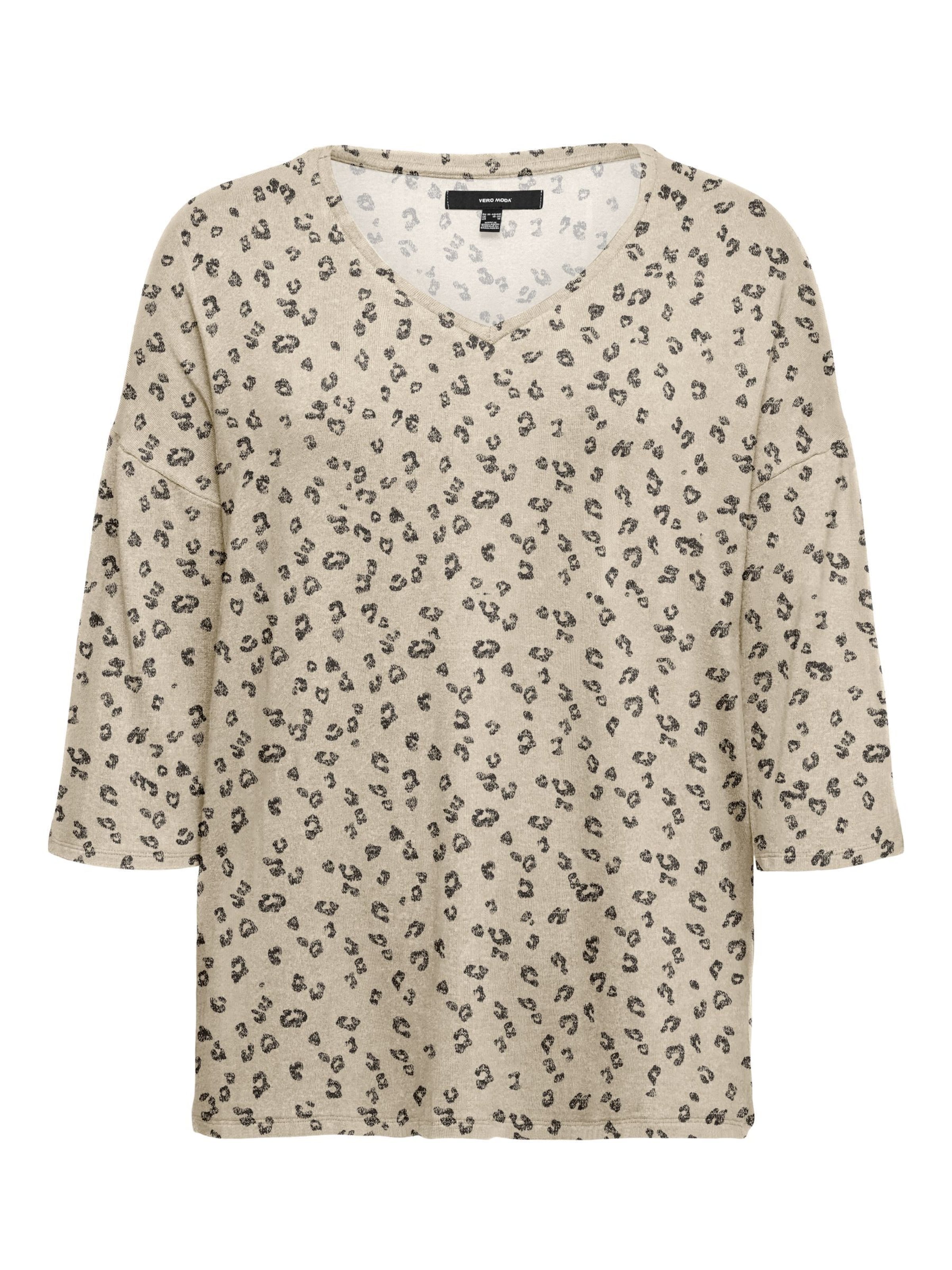 Vero Moda Curve Sweater 'VMCBriannamix' in Brown: front