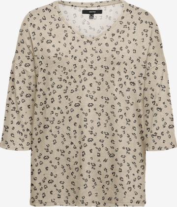 Vero Moda Curve Sweater 'VMCBriannamix' in Brown: front