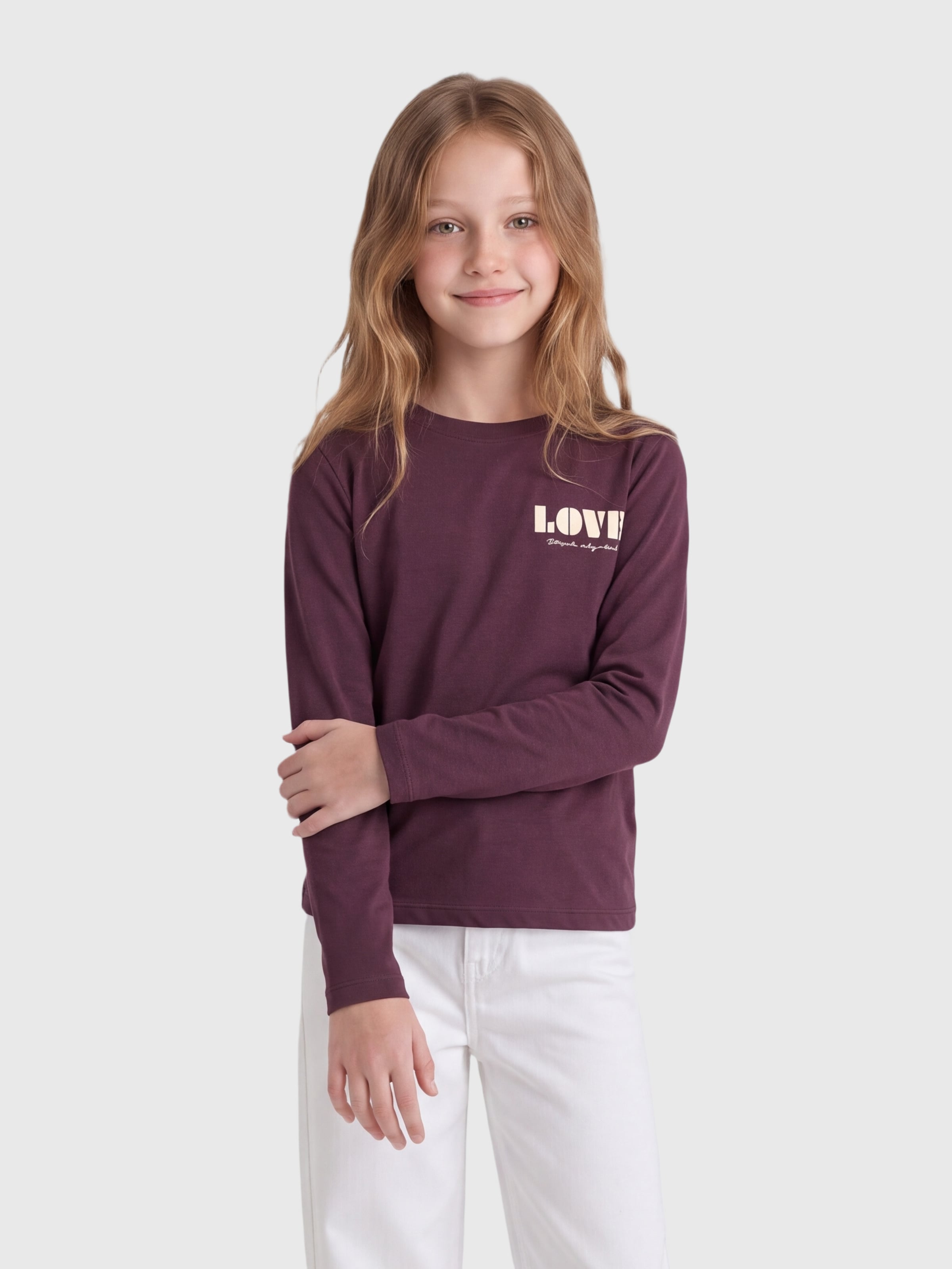 ONLY GIRLS Shirt in Brown