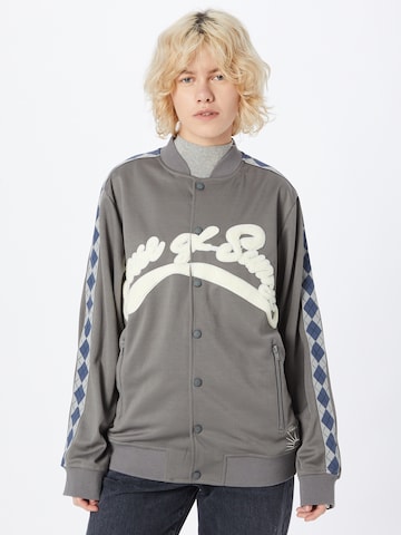 House of Sunny Sweatjacke 'THE DIAMOND' in Grau: predná strana