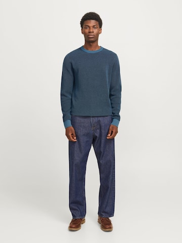 JACK & JONES Trui 'globe' in Blauw