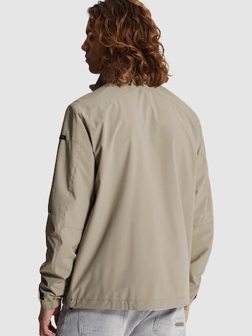 CAST IRON - Chaqueta de entretiempo 'Softshell jacket with high collar' en verde