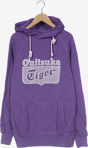 Onitsuka Tiger Kapuzenpullover S in Lila: predná strana