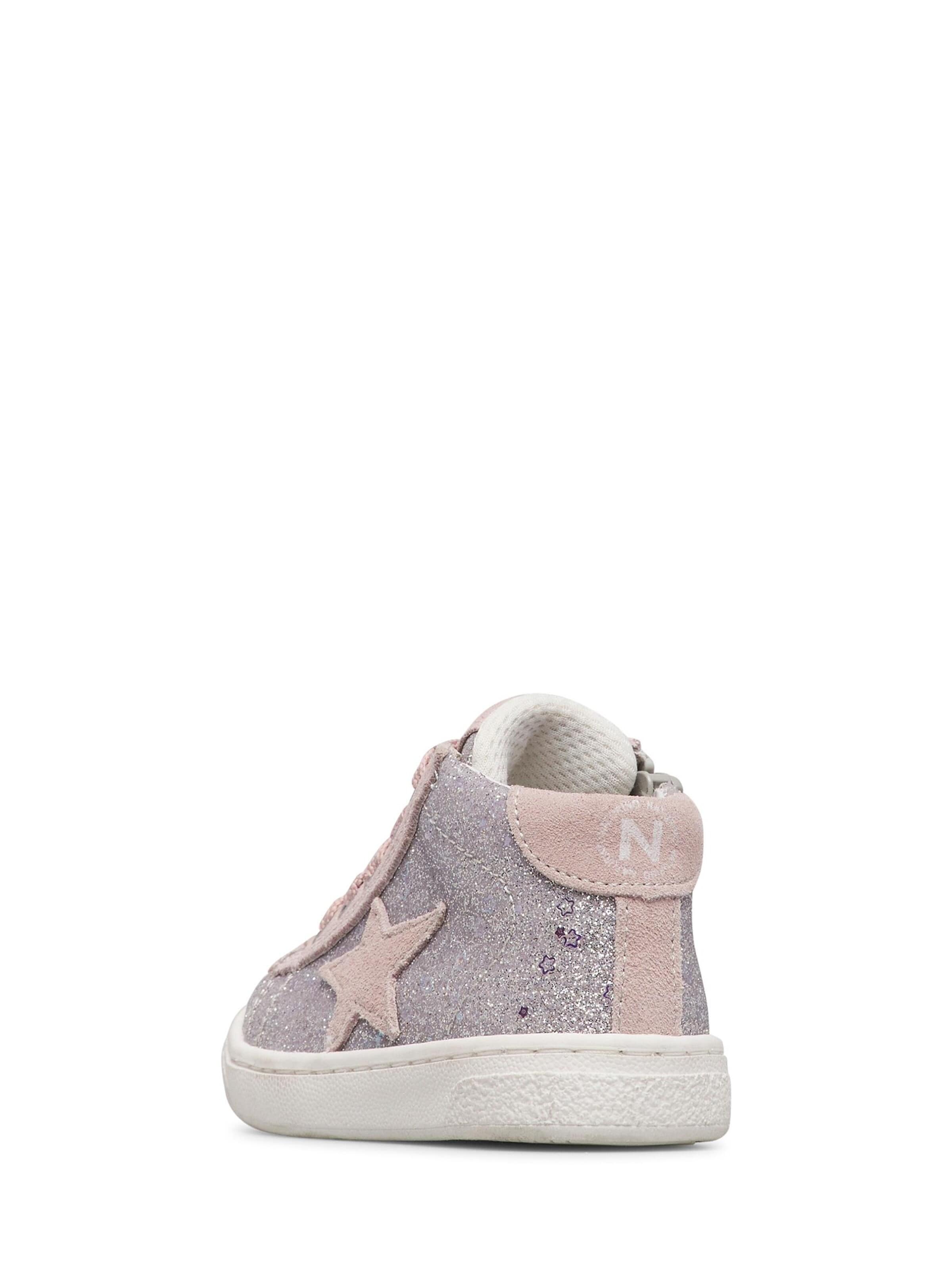 NATURINO Sneaker 'PINN HIGH ZIP.'‌‌‌‌‌ in Pink