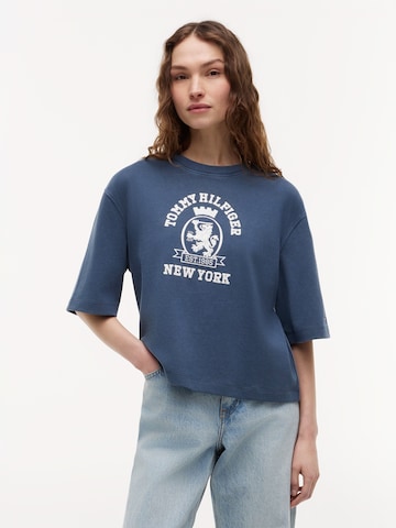 TOMMY HILFIGER Μπλουζάκι σε μπλε: μπροστά