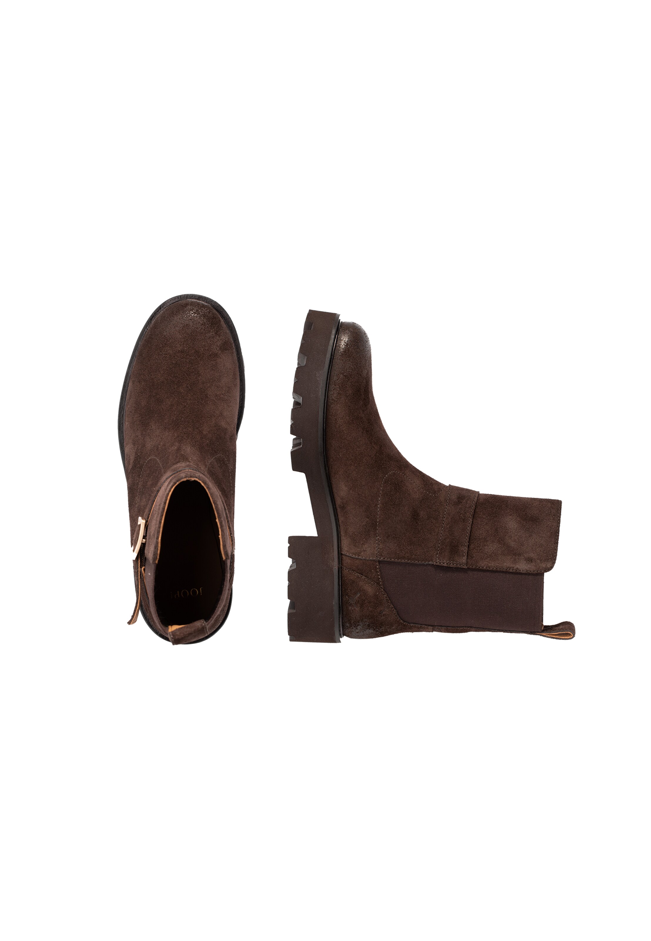 JOOP! Bootie 'Velluto Stampa Mariana' in Brown
