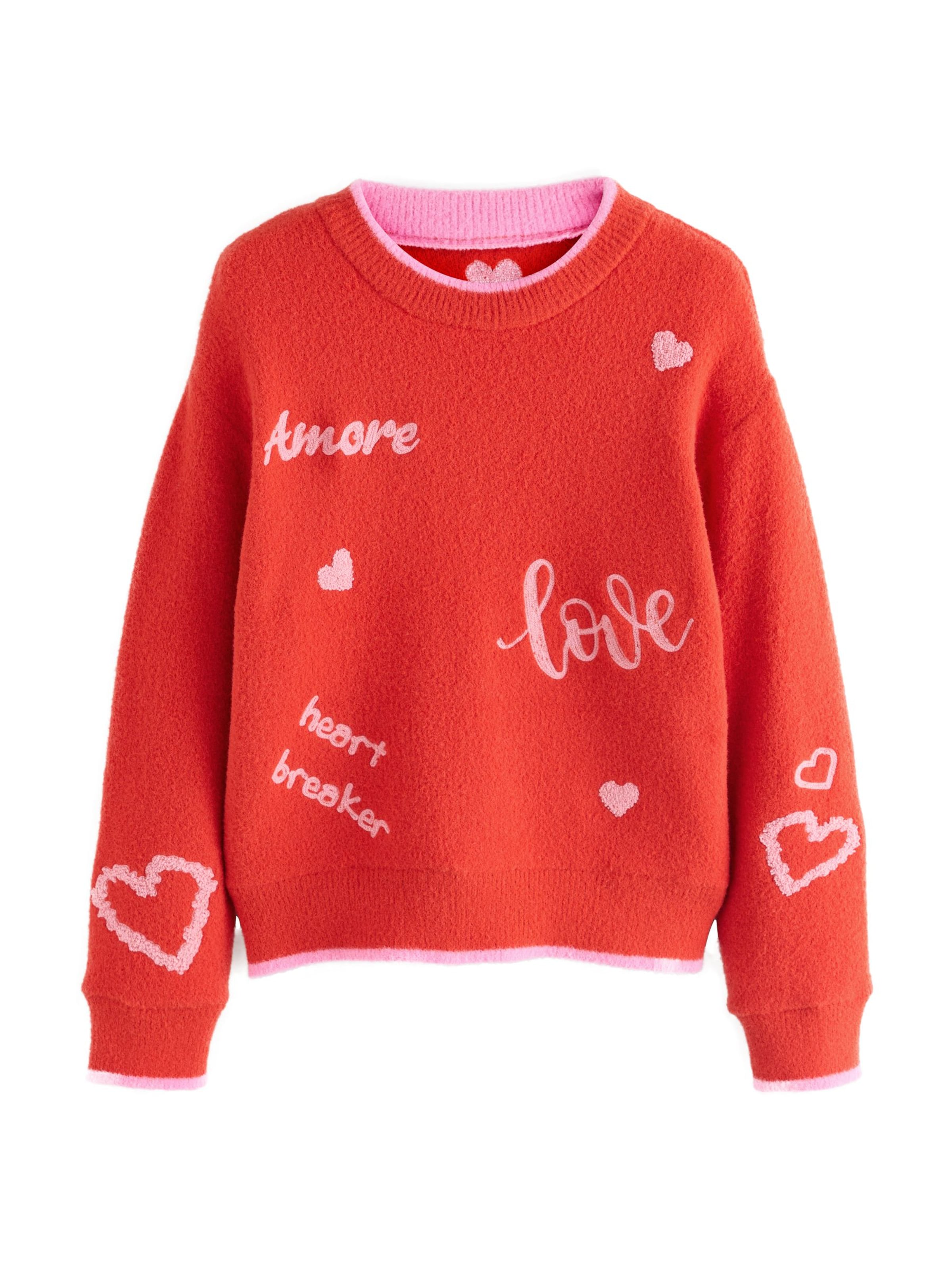 Next Jersey 'Valentines' en altrosa / rojo anaranjado, Vista del producto