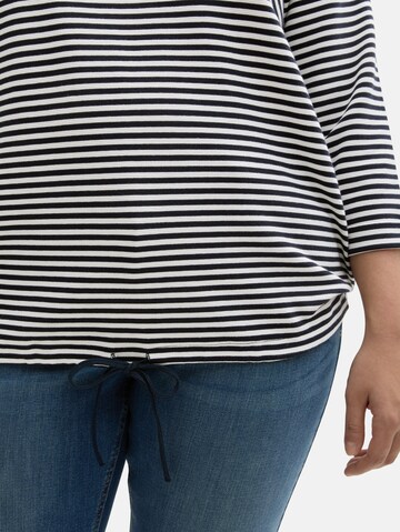 Tom Tailor Women + Shirt in Blue