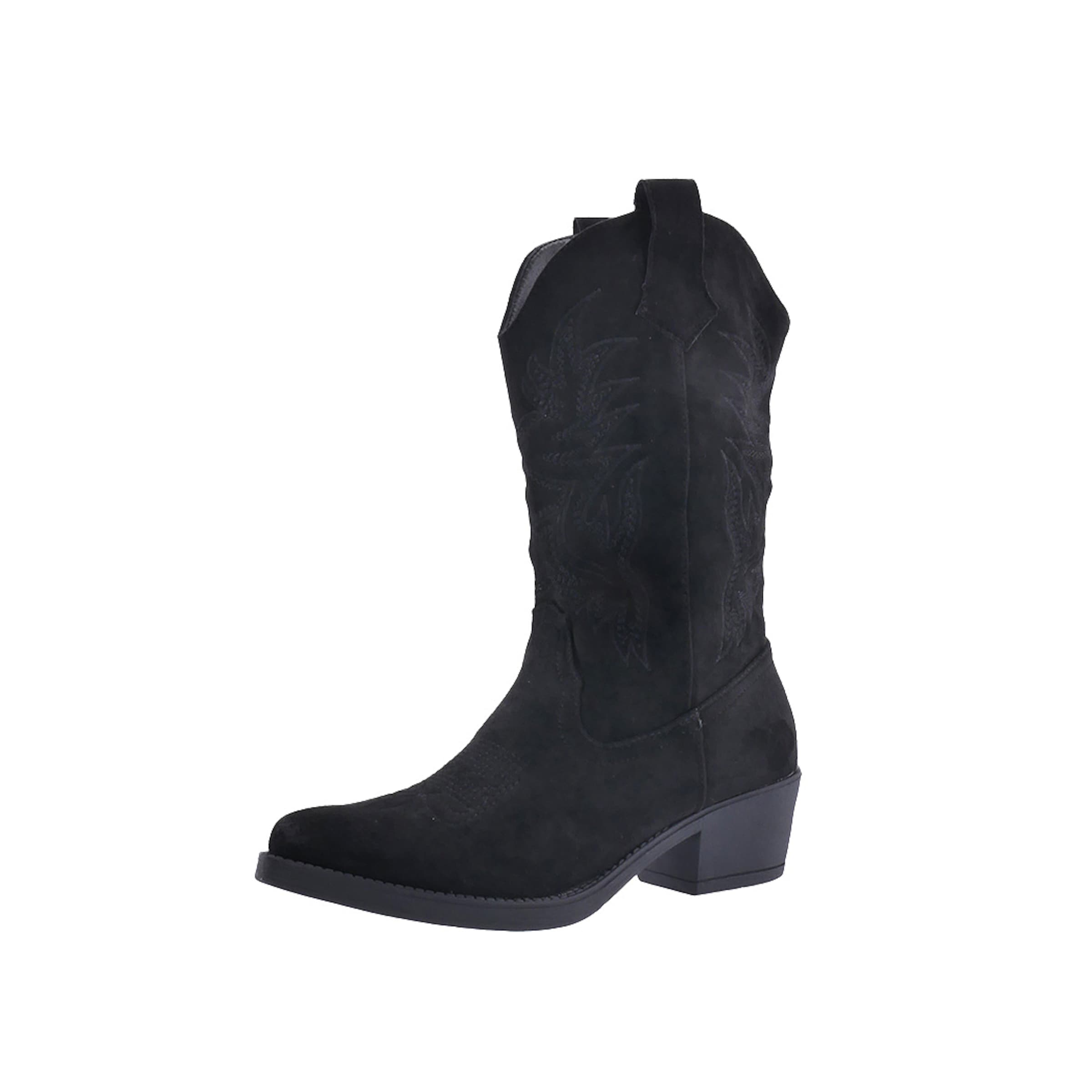 Elara Comwboystøvler i sort: forside