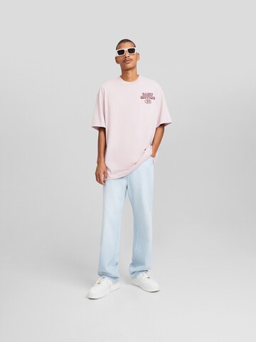 Bershka T-Shirt in Pink