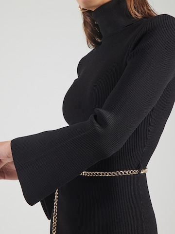 MICHAEL Michael Kors Pletena obleka | črna barva