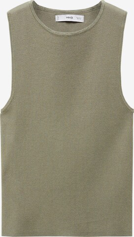 MANGO Knitted Top 'HERNAN' in Green: front