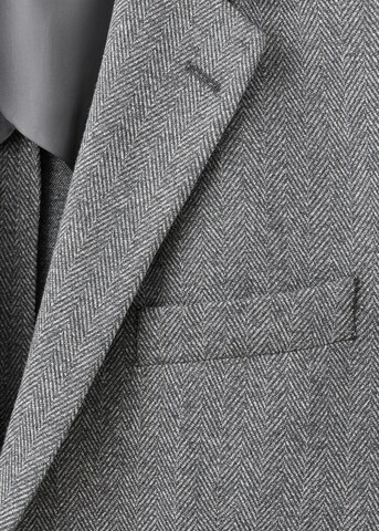 MANGO MAN Slim fit Suit Jacket 'Aneto' in Grey
