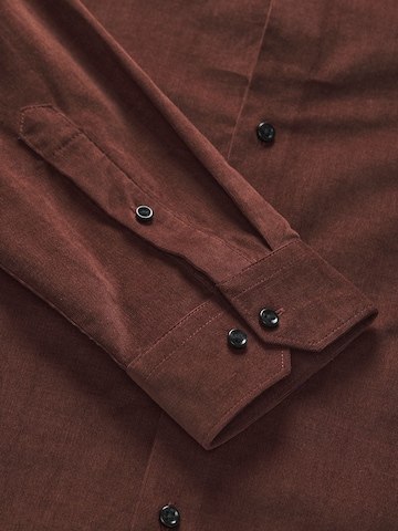 JACK & JONES Regular Fit Hemd in Braun