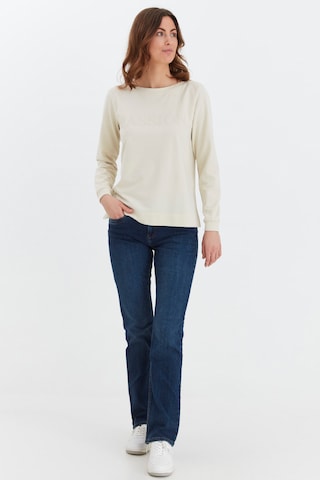 Fransa Sweatshirt in Beige