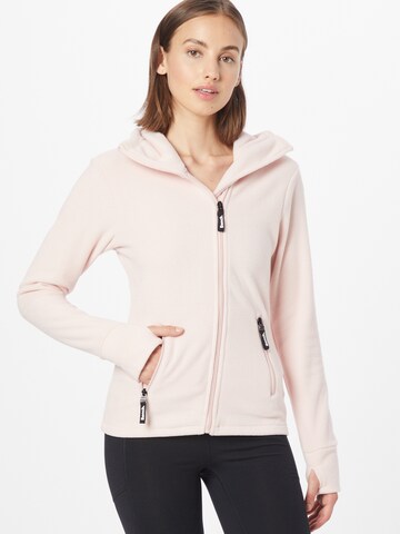 BENCH Fleecejacke 'Ninja' in Pink: predná strana