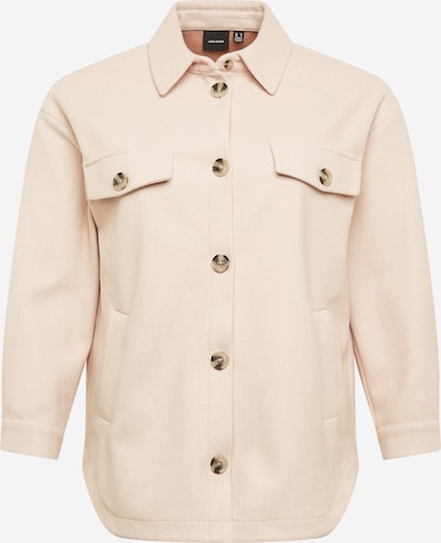 Vero Moda Curve Abrigo de entretiempo en crema / sepia, Vista del producto