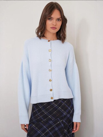 MixRay Knit cardigan in Blue: front