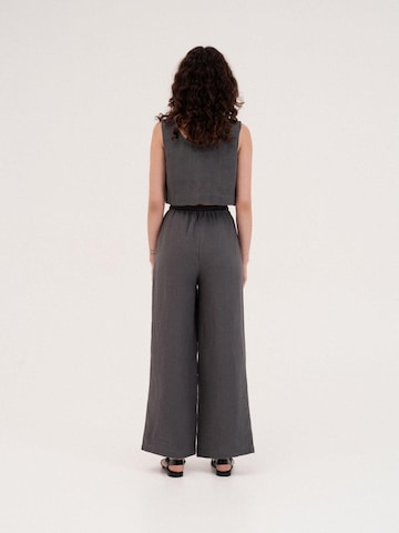 AmourLinen Top 'Pippa' in Grey