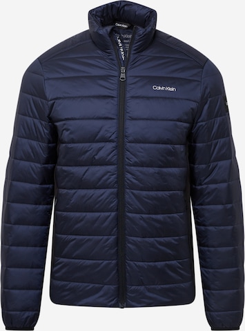 Veste mi-saison Calvin Klein en bleu : devant