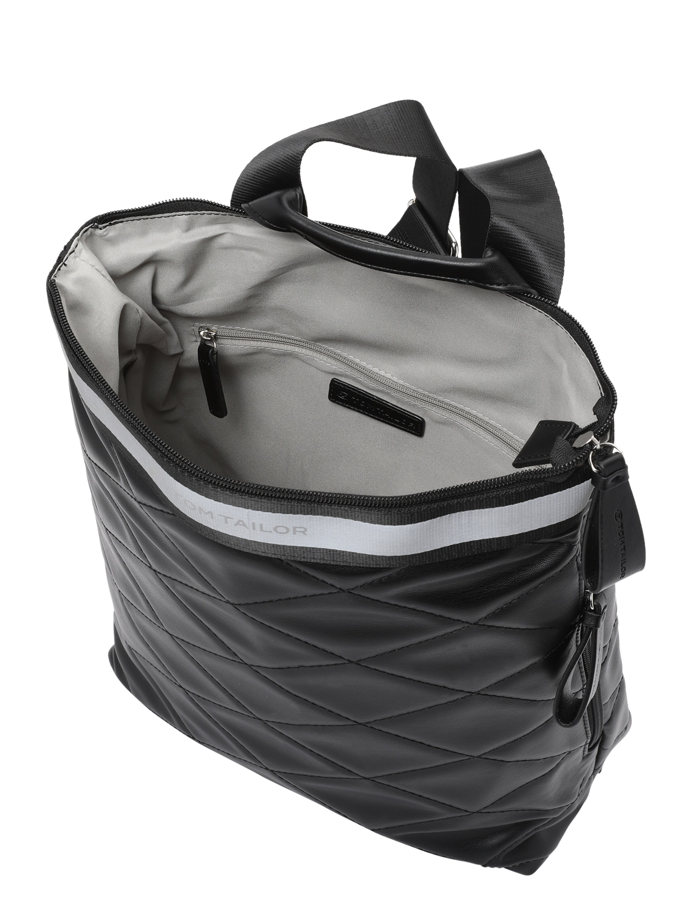 TOM TAILOR Backpack 'Mica' in Black