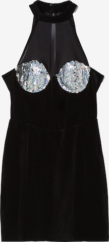 Robe de cocktail Bershka en noir : devant