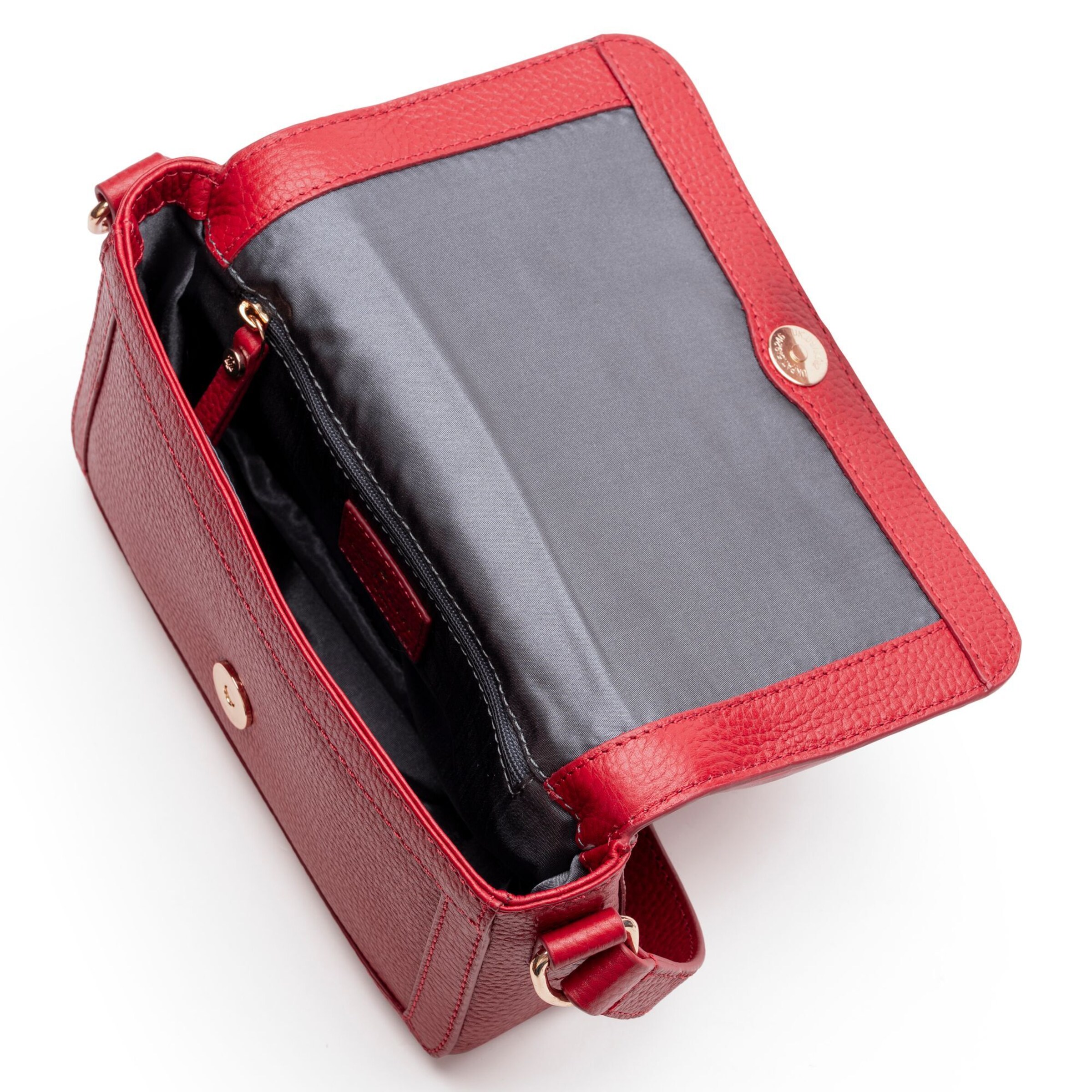 Borsa a tracolla 'Bologna' di Lazarotti in rosso