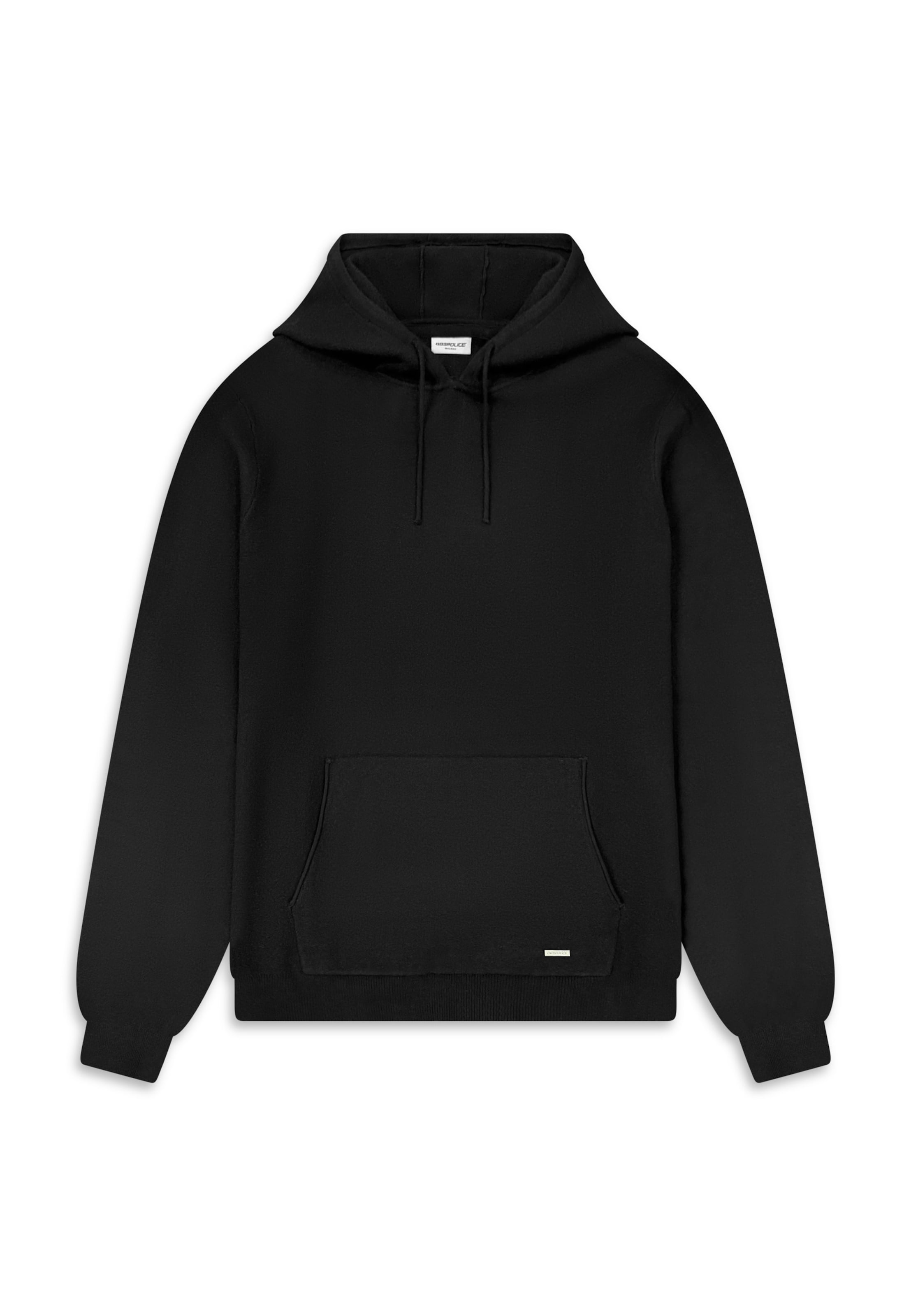 883Police Sweatshirt 'MARSTON' in Zwart: voorkant