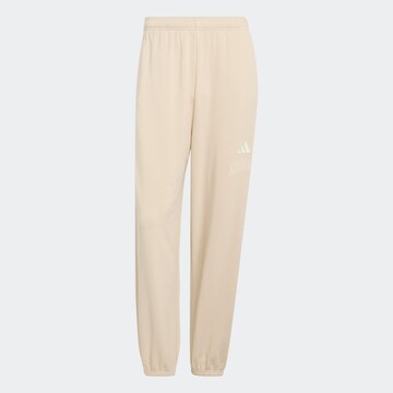 ADIDAS SPORTSWEAR Baggy Workout Pants in Beige