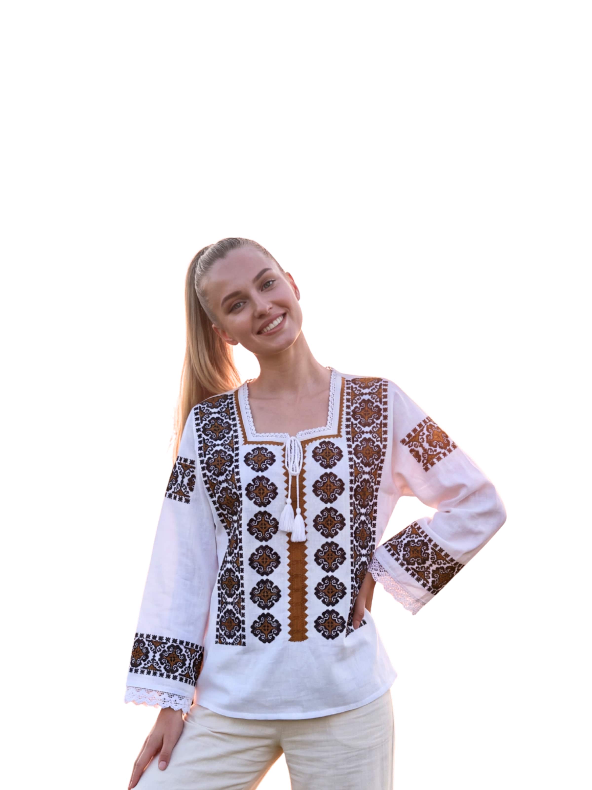 Rody’s forever Dirdnl-bluse i hvid: forside
