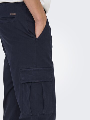 Loosefit Pantalon 'ONSSinus' Only & Sons en bleu