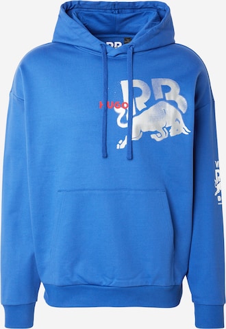 HUGOSweater majica - plava boja: prednji dio