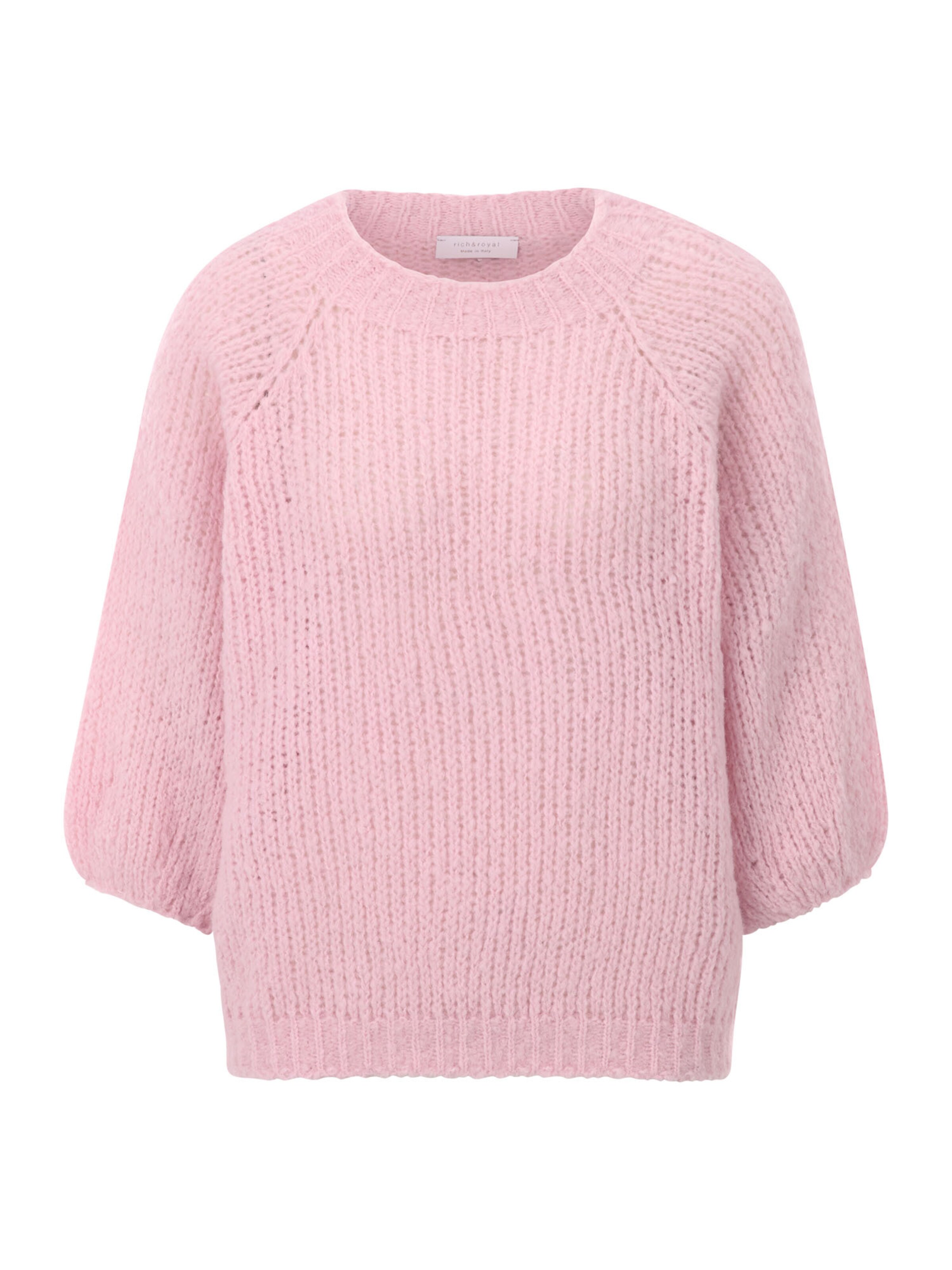 Rich & Royal Neulepaita värissä vaaleanpunainen: etupuoli