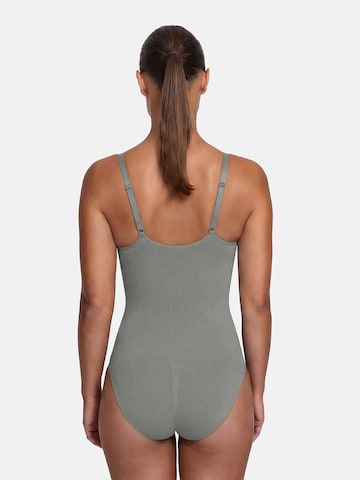 cfab Shaping bodysuit 'Bodysuit Sculpting Shapewear mit Slip' in Grey