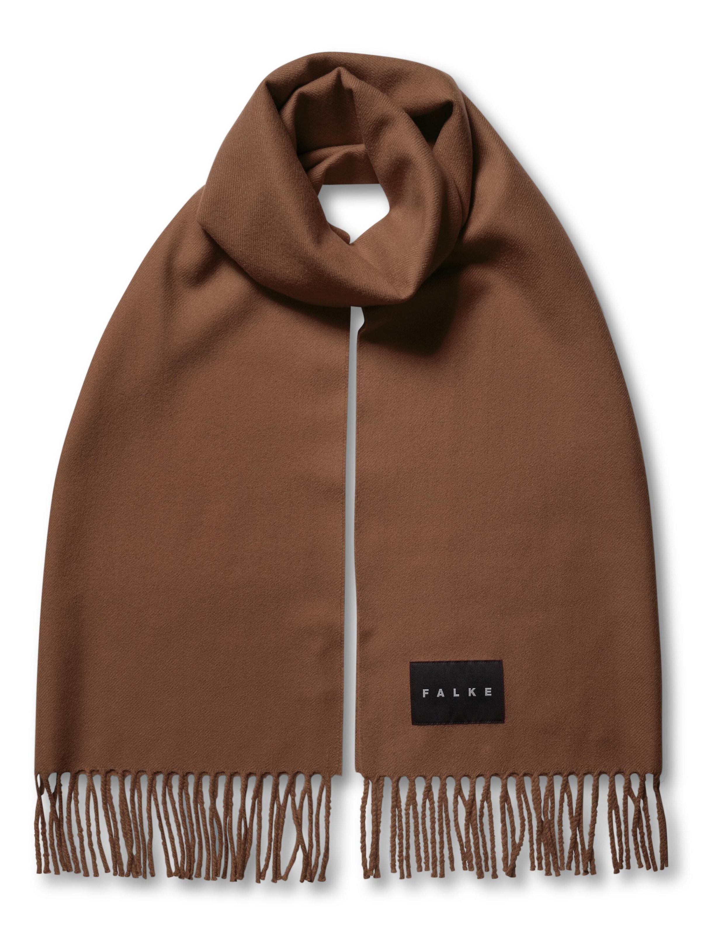 FALKE Scarf in Brown: front