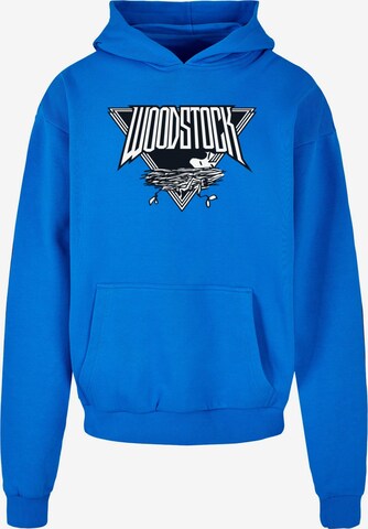 Merchcode Sweatshirt 'Peanuts - Woodstock' in Blauw: voorkant