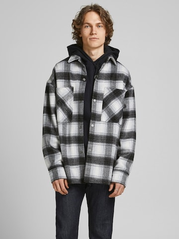 JACK & JONES Övergångsjacka 'Cane' i grå: framsida