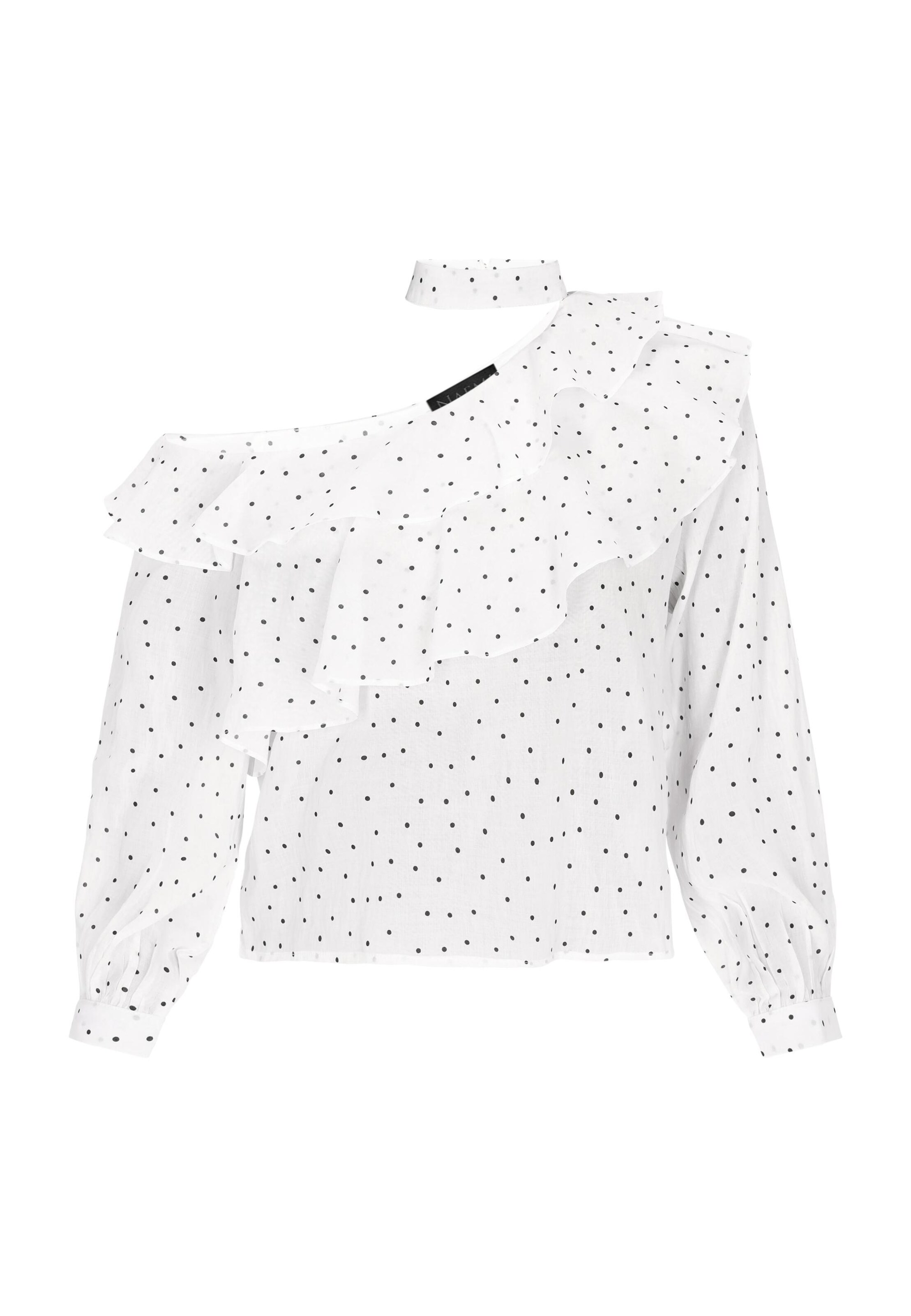 NAEMI Blúzka - Biela: predná strana