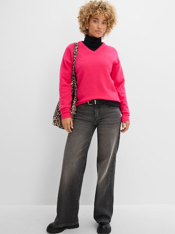 Pull-over bonprix en rose