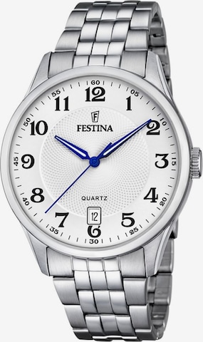 Montre à affichage analogique FESTINA en blanc : devant
