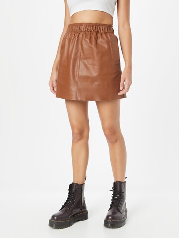 NORR Skirt 'Shelby' in Brown: front
