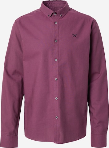 Camicia 'Samuel' di Iriedaily in rosso: frontale