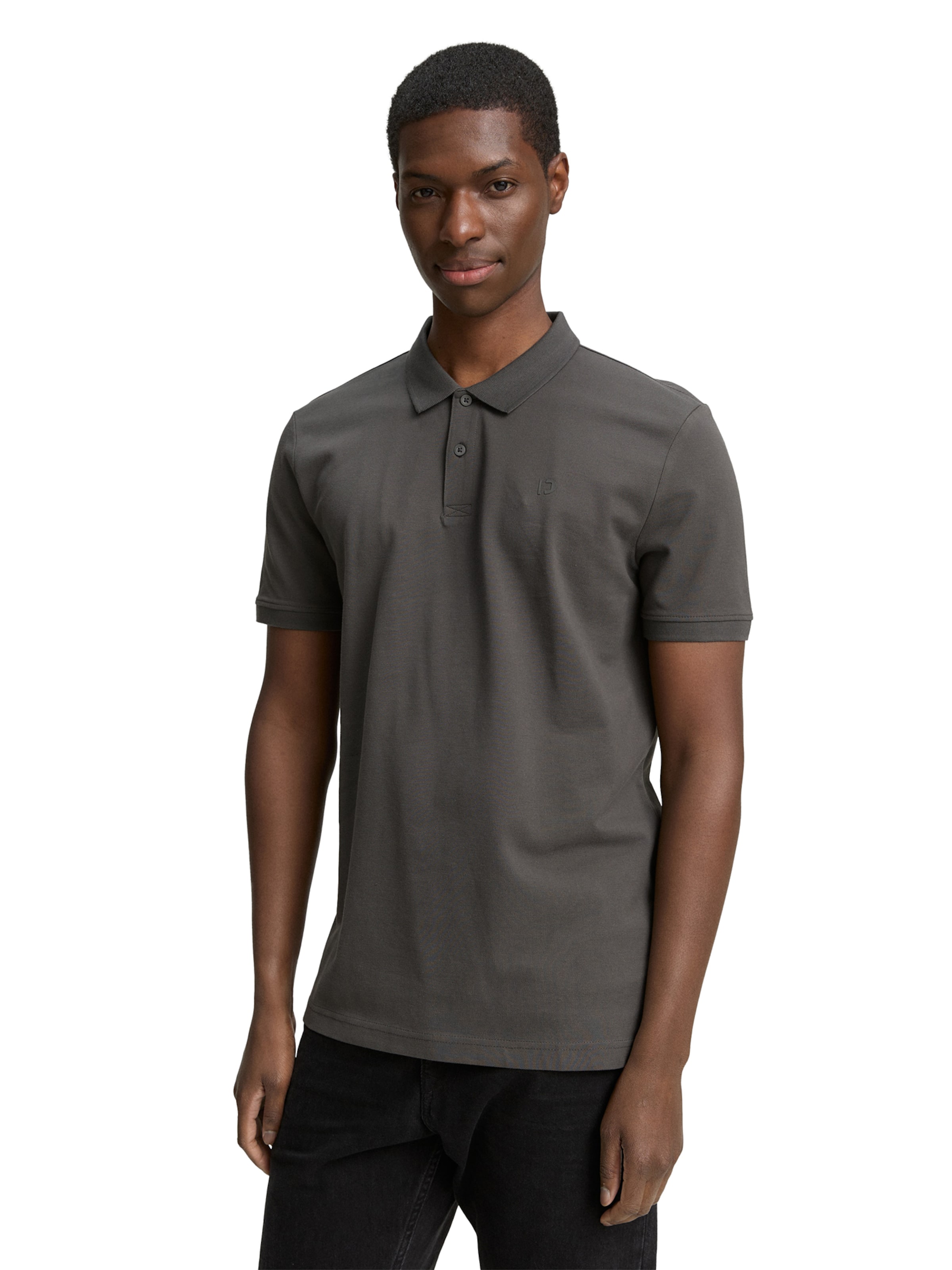 pilka TOM TAILOR DENIM Marškinėliai: priekis