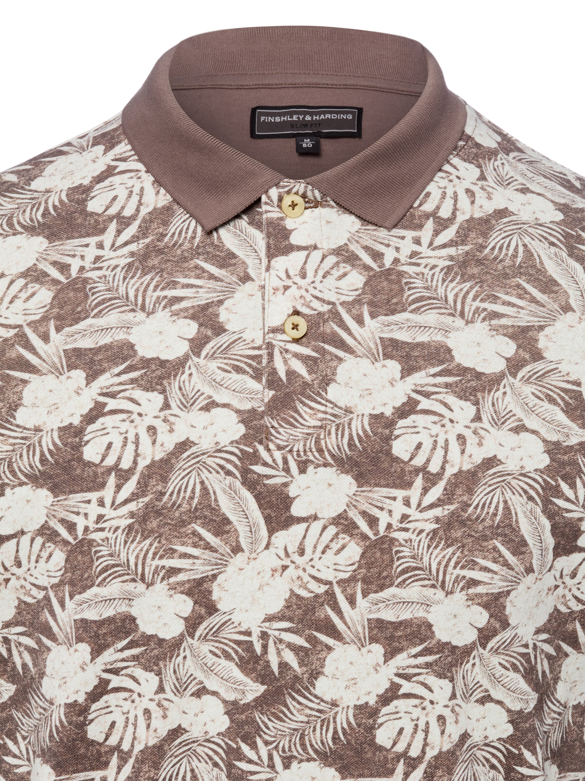 T-Shirt Finshley & Harding en marron