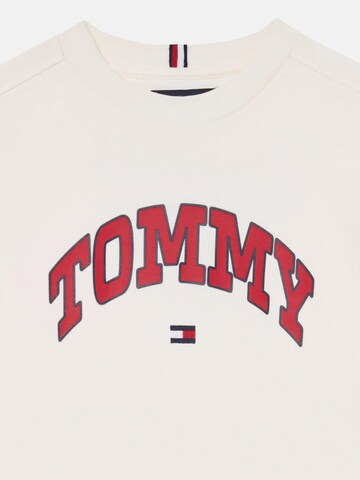 TOMMY HILFIGER Sweatshirt 'Varsity Sweat Junior' in Weiß