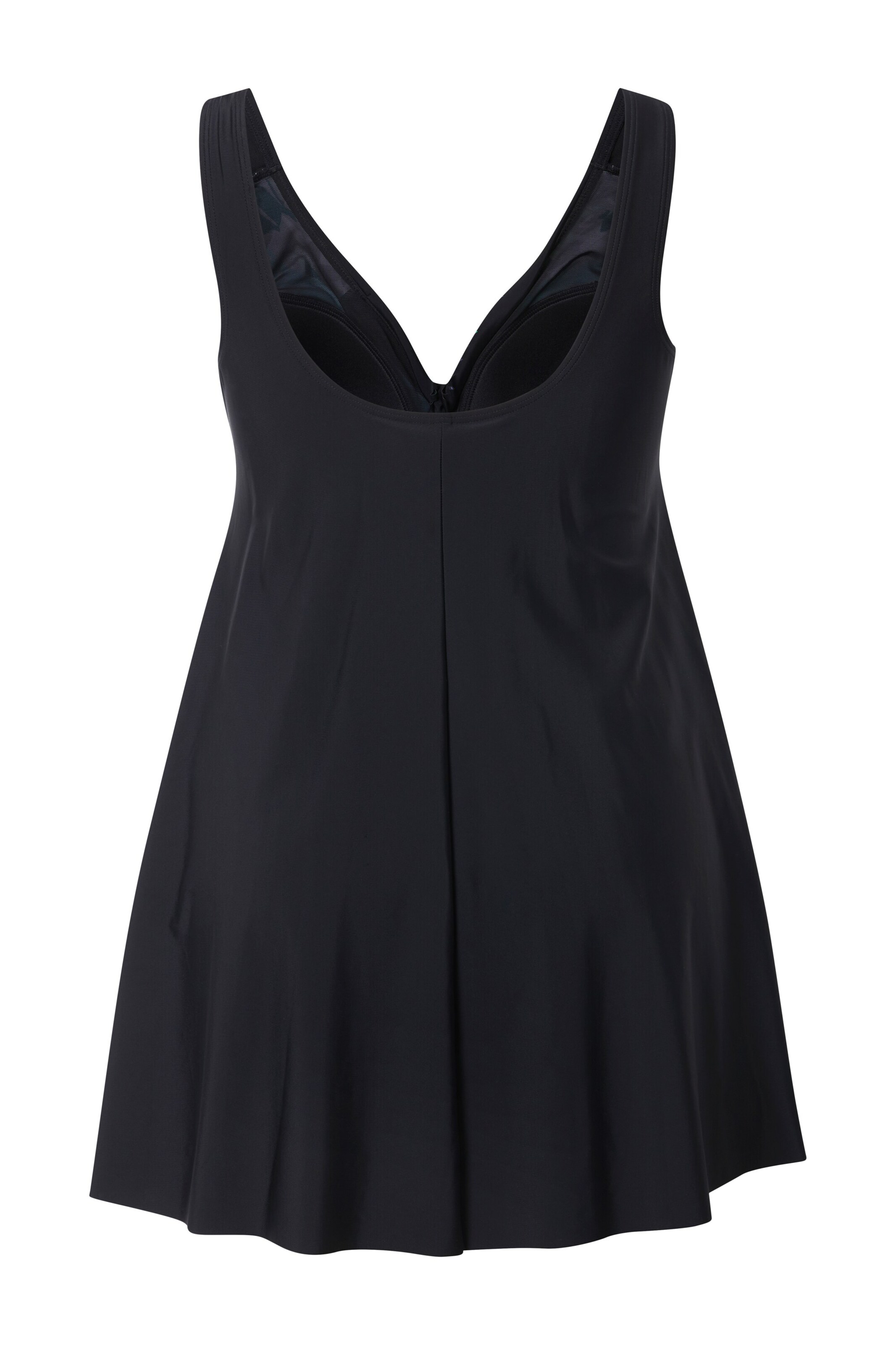 Ulla Popken T-shirt Swimsuit dress in Green