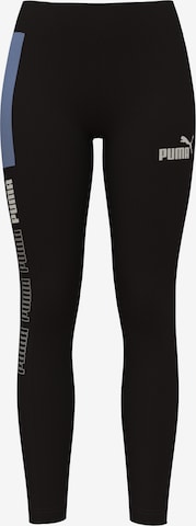 PUMA Skinny Leggings in Zwart: voorkant