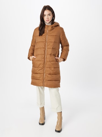 Manteau d’hiver Sisley en marron : devant